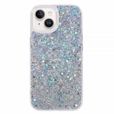 Nordic Covers iPhone 15 Kuori Sparkle Series Stardust Silver