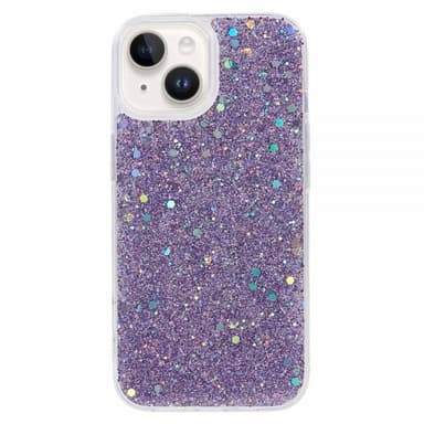 Nordic Covers iPhone 15 Kuori Sparkle Series Lilac Purple
