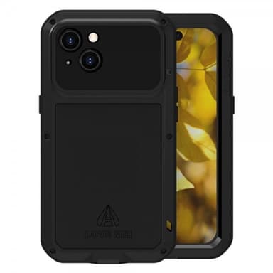 Love Mei iPhone 15 Kuori Powerful Case Musta