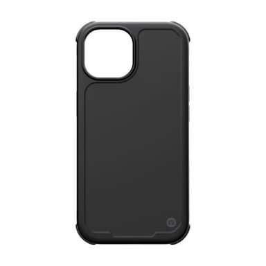 Clckr iPhone 15 Kuori Carbon MagSafe Musta