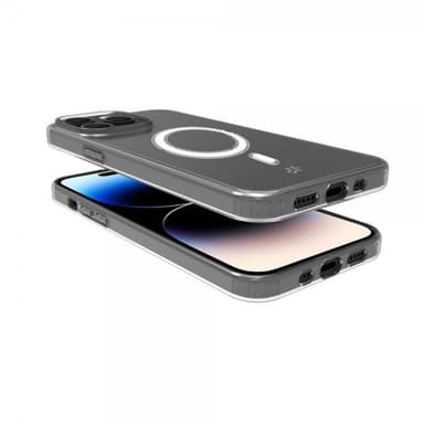 Celly iPhone 15 Pro Kuori GELSKINMAG MagSafe Läpinäkyvä