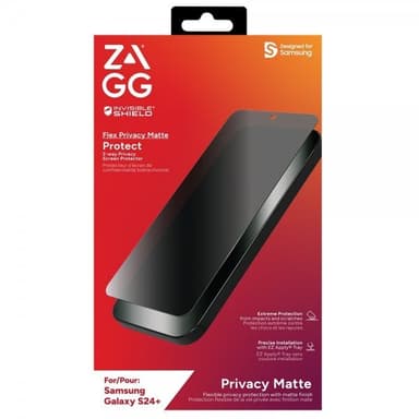 ZAGG InvisibleShield Samsung Galaxy S24 Plus Näytönsuoja Flex Privacy Matte