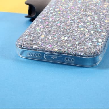 Nordic Covers iPhone 12/iPhone 12 Pro Kuori Sparkle Series Stardust Silver