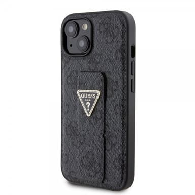 Guess iPhone 15 Kuori Grip Stand Function Musta