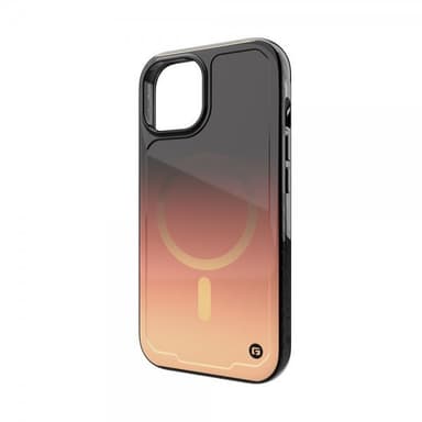 Clckr iPhone 15 Kuori Onyx MagSafe Copper