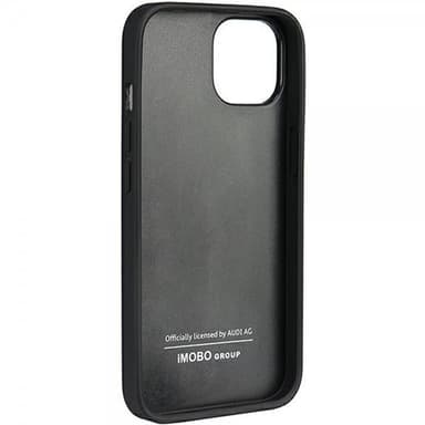 Audi iPhone 12/iPhone 12 Pro Kuori Genuine Leather Case Musta