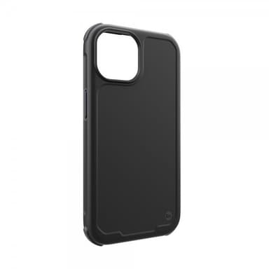 Clckr iPhone 15 Kuori Carbon MagSafe Musta
