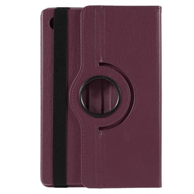 SKALO Samsung Tab A9+ 360 Litchi Suojakotelo - Violetti