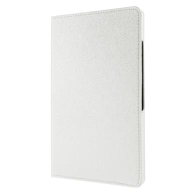 SKALO Samsung Tab A9+ 360 Litchi Suojakotelo - Valkoinen