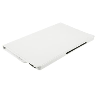 SKALO Samsung Tab A9+ 360 Litchi Suojakotelo - Valkoinen