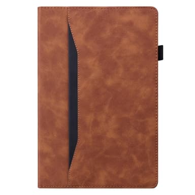 SKALO Samsung Tab A9+ PU-nahkainen Lompakkokotelo - Ruskea