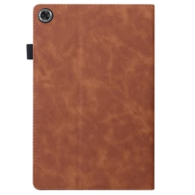 SKALO Samsung Tab A9+ PU-nahkainen Lompakkokotelo - Ruskea