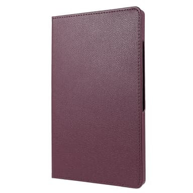 SKALO Samsung Tab A9+ 360 Litchi Suojakotelo - Violetti