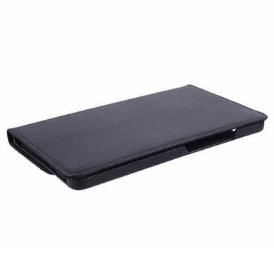 SKALO Samsung Tab A9 360 Litchi Suojakotelo - Musta