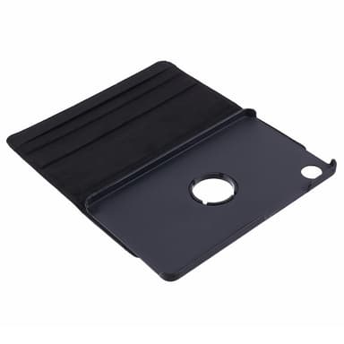 SKALO Samsung Tab A9 360 Litchi Suojakotelo - Musta