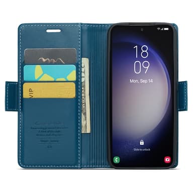 CASEME Retro Lompakkokotelo Samsung Galaxy S24