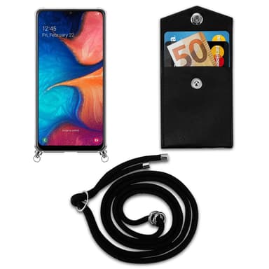 Samsung Galaxy A20/A30/M10s Suojakuori Kotelo (Musta)