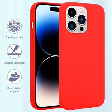 iPhone 14 PRO MAX Suojakuori Kotelo (Punainen)