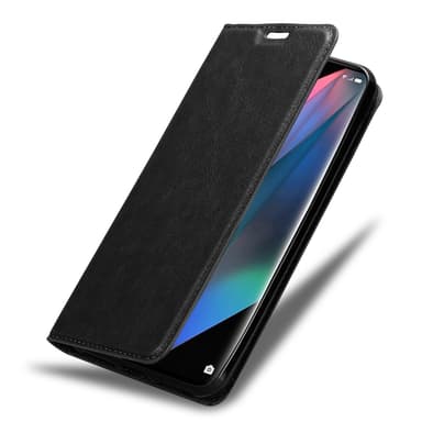 Oppo FIND X3 PRO Suojakuori Lompakkokotelo (Musta)