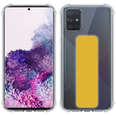 Samsung Galaxy A71 4G Suojakuori Kotelo (Keltainen)
