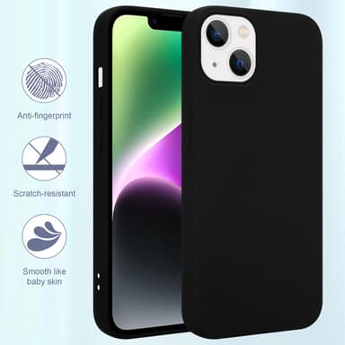 iPhone 14 PLUS Suojakuori Kotelo Case (Musta)