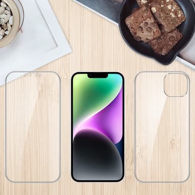 iPhone 14 Suojakuori Case Cover (Läpinäkyvä)