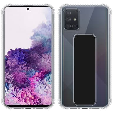 Samsung Galaxy A71 4G Suojakuori Kotelo (Musta)