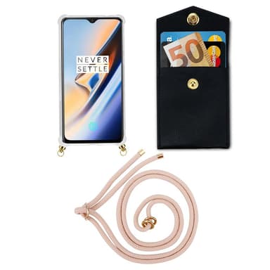 OnePlus 6 Suojakuori Kotelo (Vaaleanpunainen)