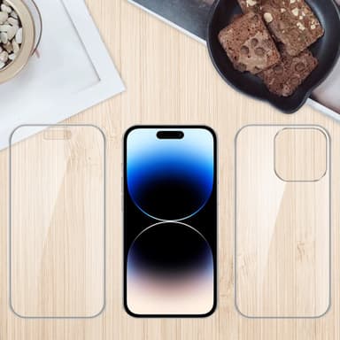 iPhone 14 PRO Suojakuori Case Cover (Läpinäkyvä)