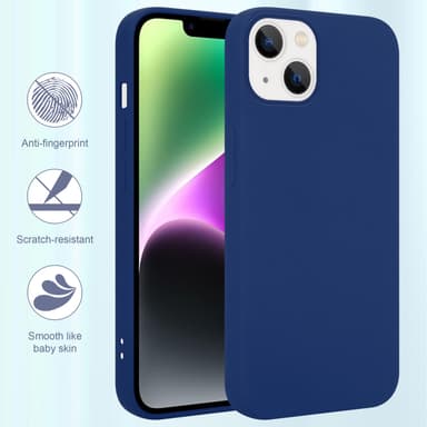 iPhone 14 PLUS Suojakuori Kotelo Case (Sininen)
