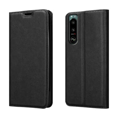 Sony Xperia 5 III Suojakuori Lompakkokotelo (Musta)