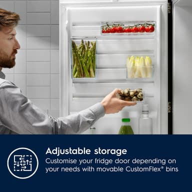 Electrolux Jääkaappi-pakastin yhdistelmä ENS8TE19S (Valkoinen)