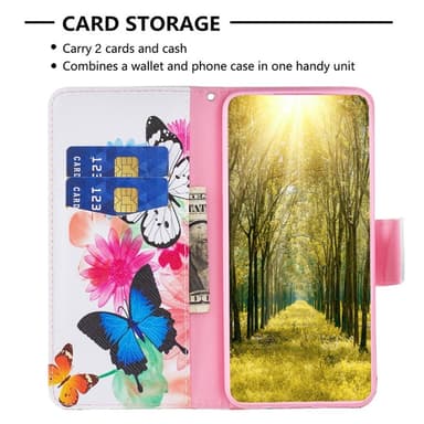Samsung Galaxy S24+ Lompakkotelineen kotelo Kuviollinen puhelimen kansi