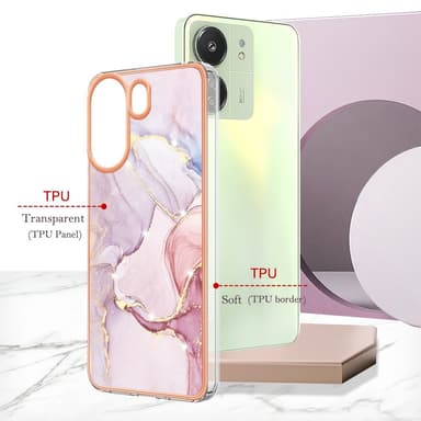 SKALO Xiaomi Redmi 13C 4G Marmori TPU kuori - #4