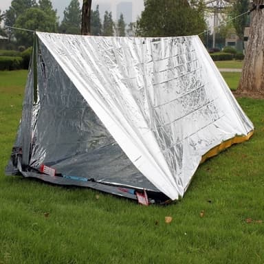 Hätäsuojan pelastuseläytymisteltta, lämpöteltta 152x240 cm