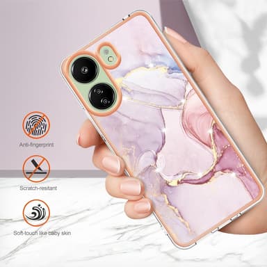 SKALO Xiaomi Redmi 13C 4G Marmori TPU kuori - #4