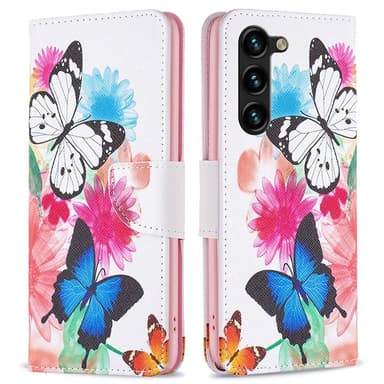 Samsung Galaxy S24+ Lompakkotelineen kotelo Kuviollinen puhelimen kansi