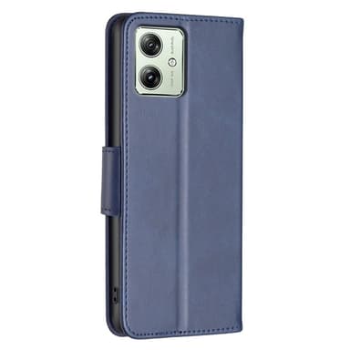 SKALO Motorola Moto G54 5G Lompakkokotelo PU-nahkaa - Sininen