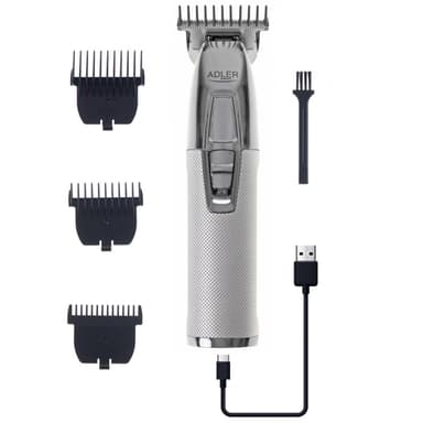 Adler AD 2836s Ammattitrimmeri - USB, Hopea