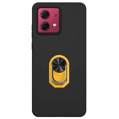 TPU sormuskotelo Motorola Moto G84 - Keltainen