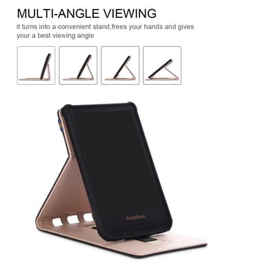 Kotelo PocketBook lukutabletille - Useita eri malleja - Musta