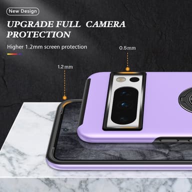 Google Pixel 8 Pro sormenrengasjalustan hybridikotelo