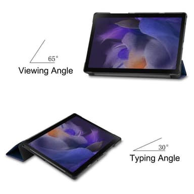 Kolminkertainen telinekotelo Samsung Galaxy Tab A8 10.5"" (2021) - tummansininen