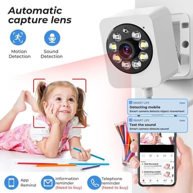 Smart Home Security Human Monitor 1080 HD langaton WiFi-kamera