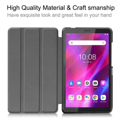 Lenovo Tab M7 (3rd Gen) Kolminkertainen suojakotelo - ruusukulta
