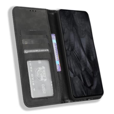 Lompakkoteline Käännettävä Puhelinkotelo Google Pixel 8 Pro - Musta