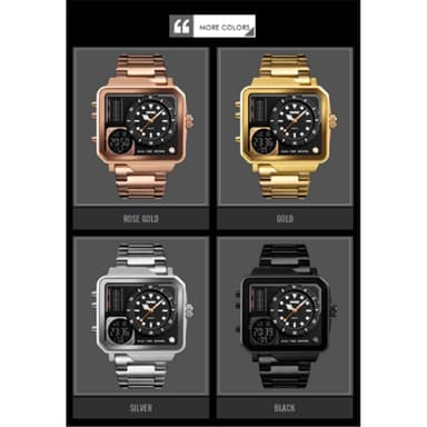 SKMEI Dual Display Sport Watch Sekuntikellohälytys Digitaalinen kello