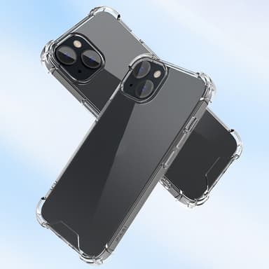 iPhone 15 Shell Case -kotelolle TPU-kehys + akryylitakapuhelinkotelo