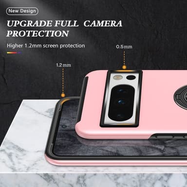 Google Pixel 8 Pro sormenrengasjalustan hybridikotelo