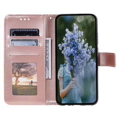 SKALO Xiaomi Redmi 13C 4G Mandala lompakkokotelo - Ruusukulta